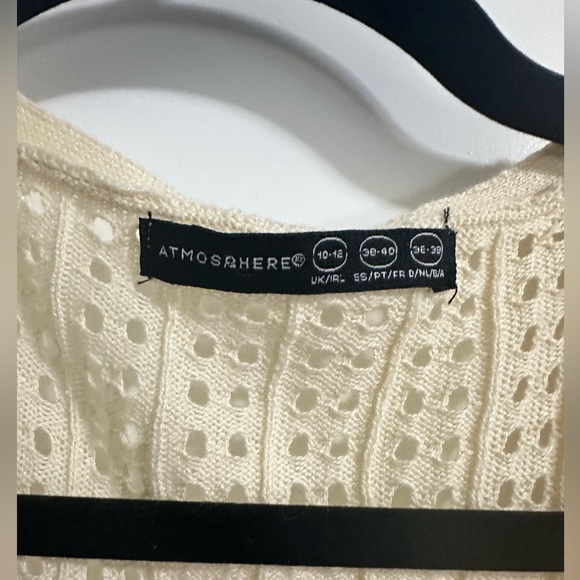 Atmosphere Cream Knit Swim Coverup - Picture 2 of 6